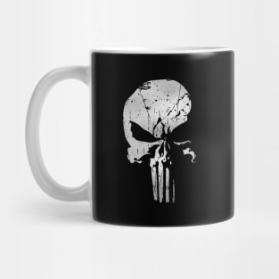 PUNISHMENT SKULL - Revenge Silver Paint Ink Splat Mug